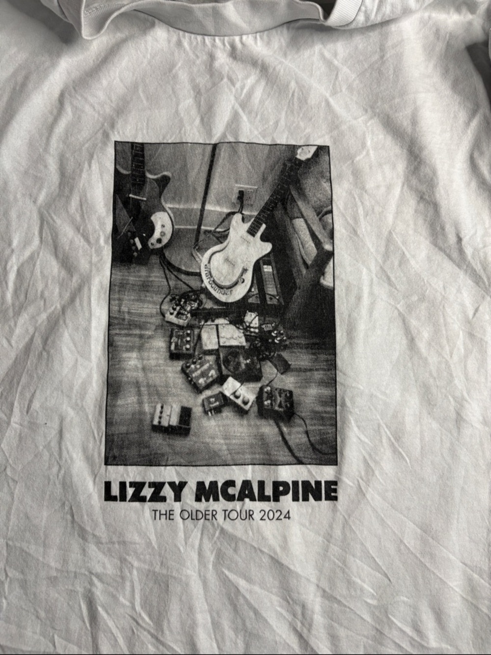 The Older Tour 2024 White Graphic Tee